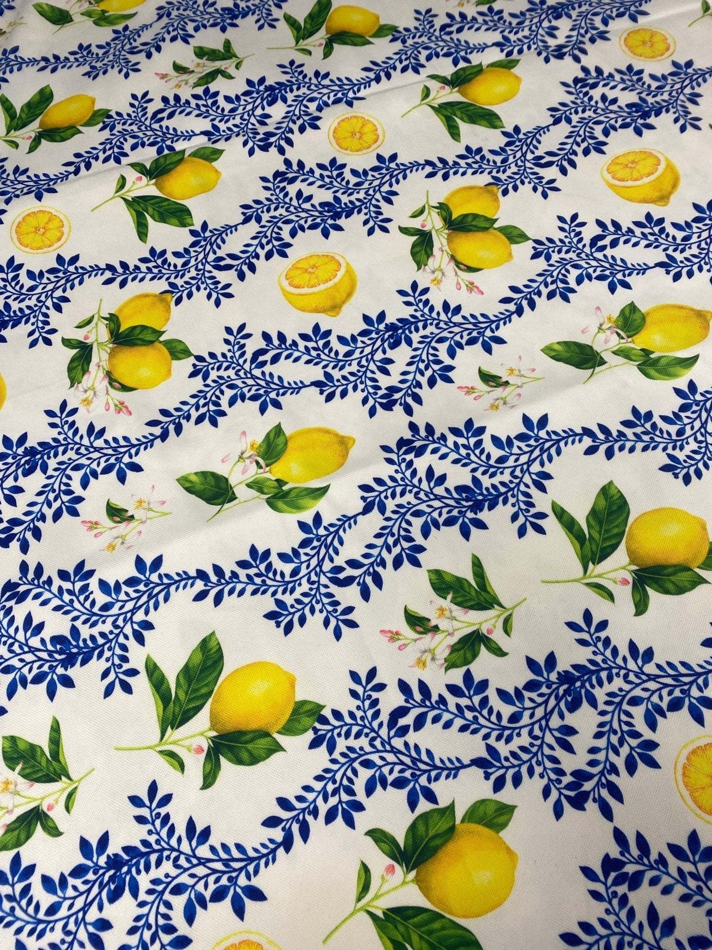 Limon Design Upholstery Fabric - Vibrant Floral Print for Home Décor