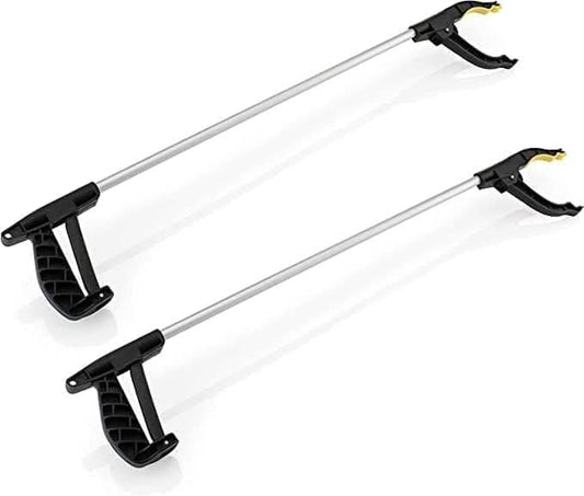 Long Reach Magnetic Tip Litter Pickers 2 Pack