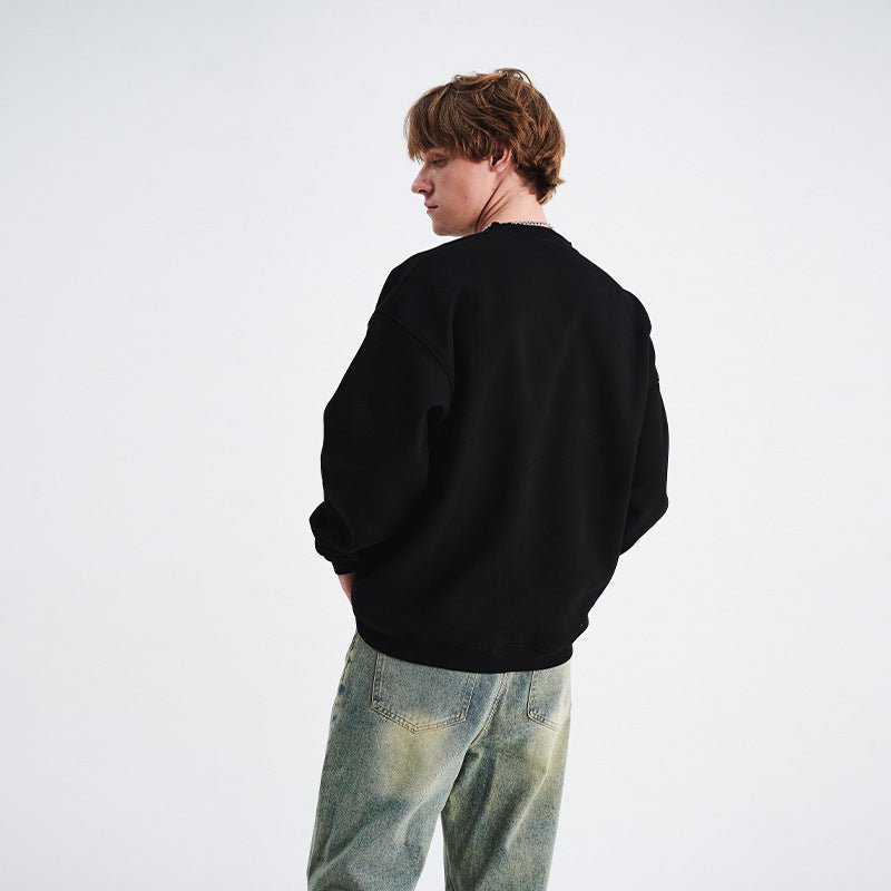 Loose Trendy Round Neck Long Sleeve Sweater