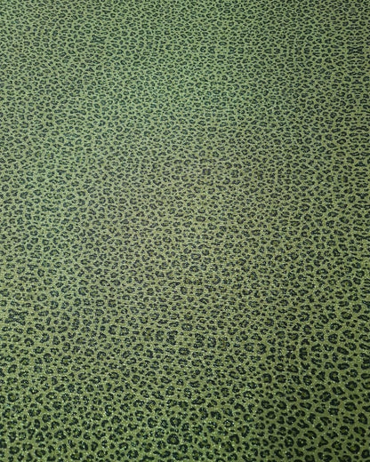 Leopard Print Lurex Fabric - Stretch 4-Way Material