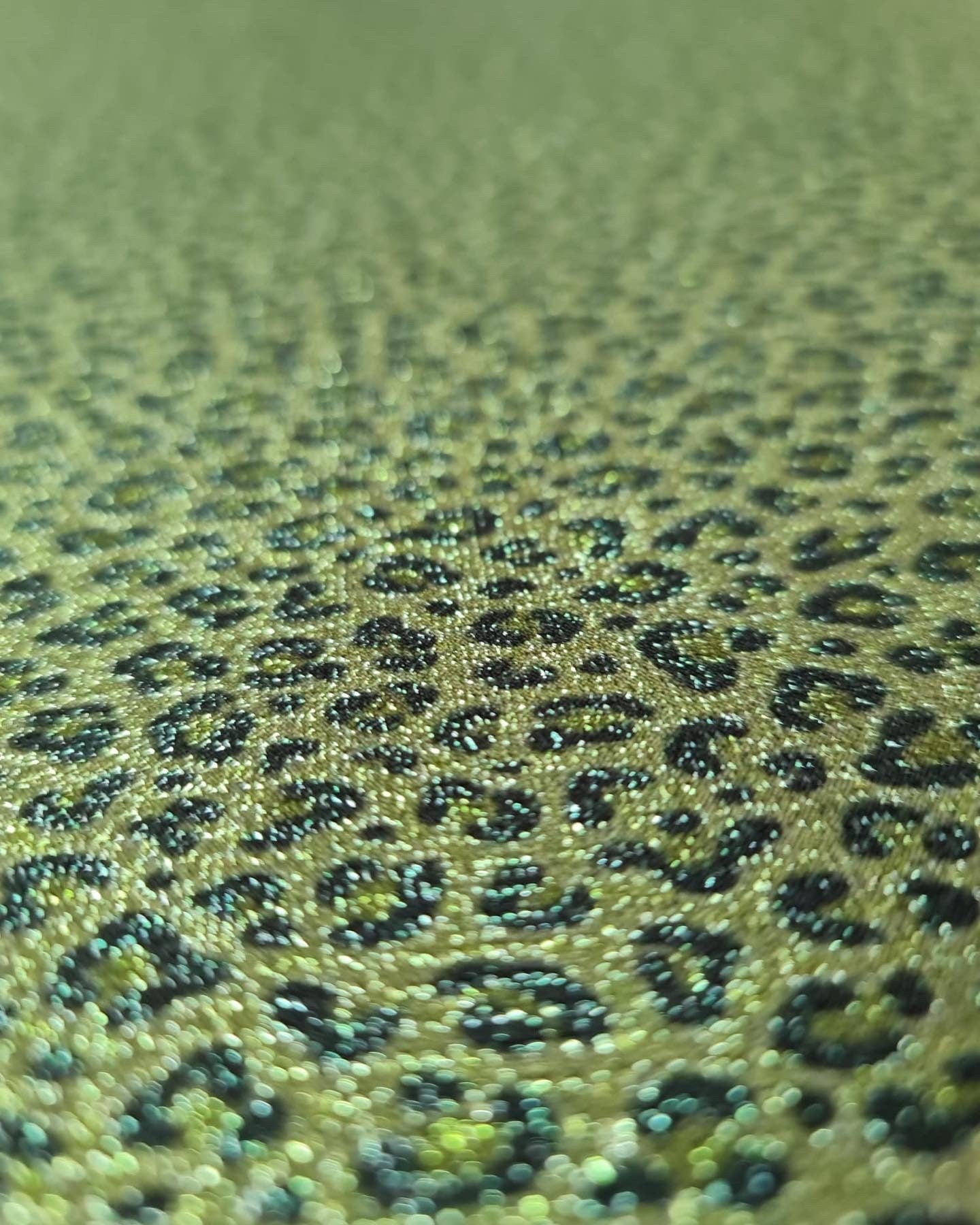 Leopard Print Lurex Fabric - Stretch 4-Way Material