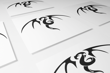 Tribal Dragon Sticker