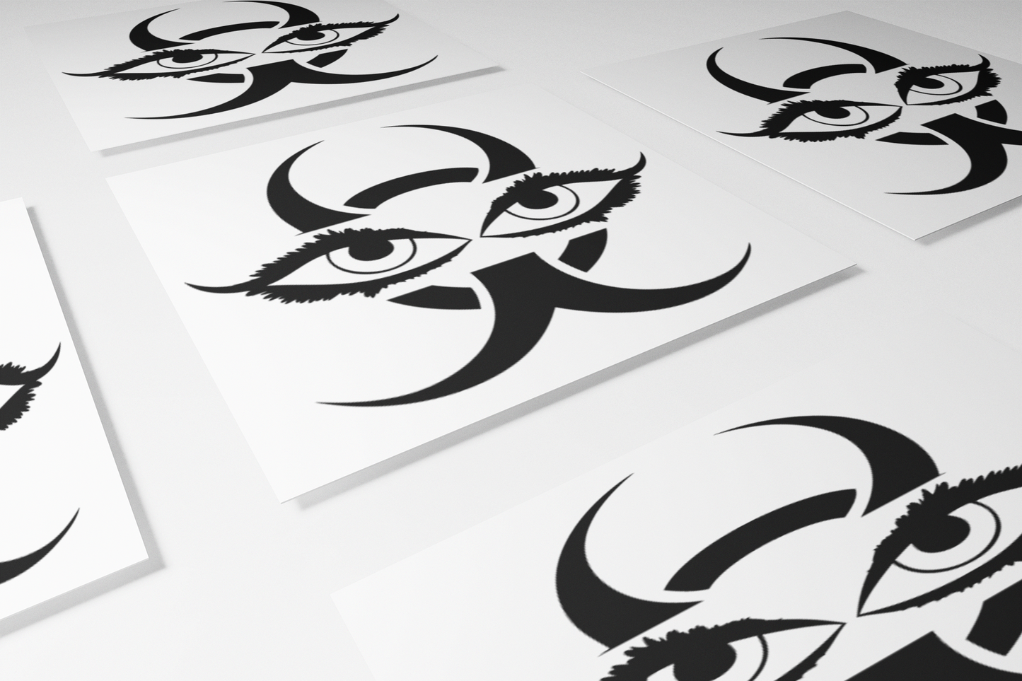 Chinese Devil Eyes Sticker