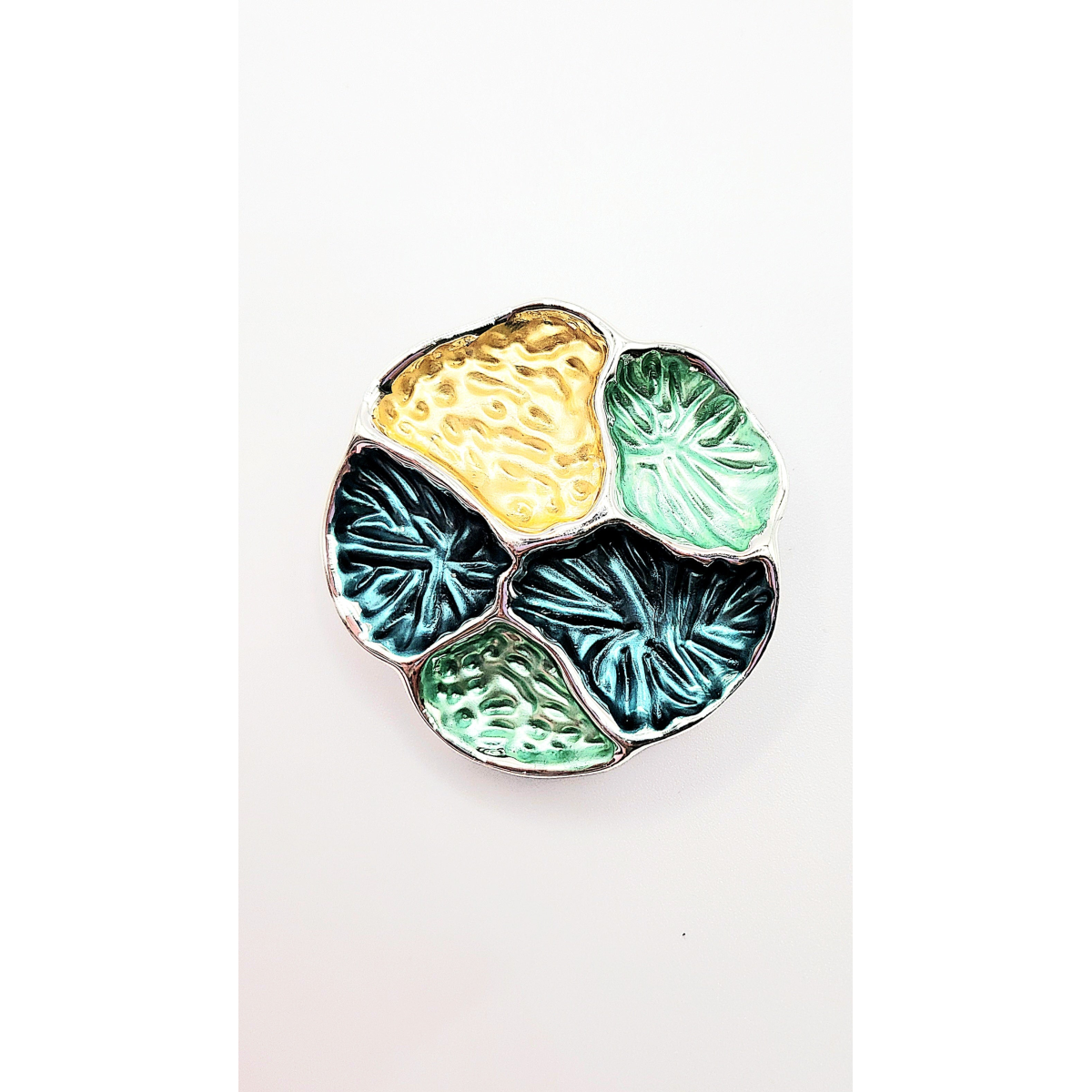 Abstract Magnetic Cluster Brooch