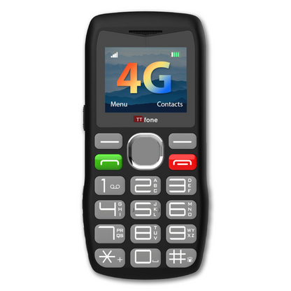 TTfone TT890 4G Mobile Phone with Three Pay As You Go SIM card and USB Type C Cable