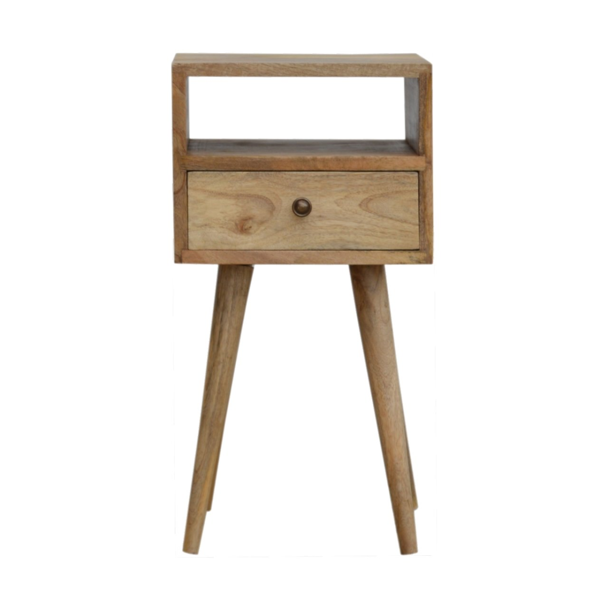 Artisan Furniture Solid Wood Mini Oak-ish Bedside