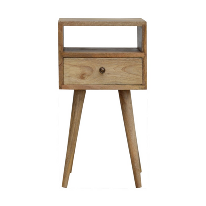 Artisan Furniture Solid Wood Mini Oak-ish Bedside