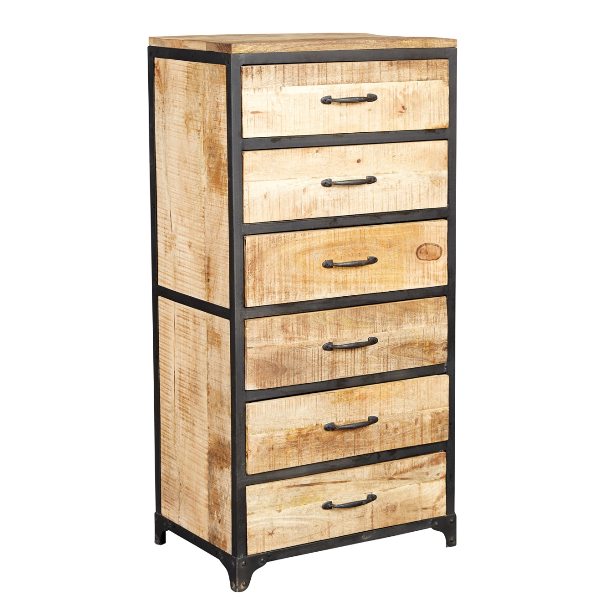 Cosmo Industrial Tall Chest