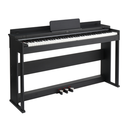 GDP-205S01 88 Keys Home Digital Piano Full Weighted Action Flip Type Keyboards with Furniture Stand, Power Adapter, Triple Pedals, Headphone，for All Experience Levels Black
