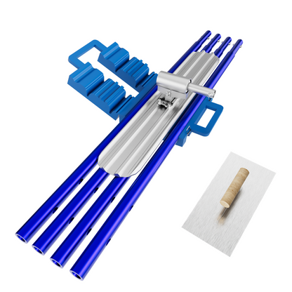 Bull Float Concrete Tools,48’’×8’’ Magnesium Aluminum Alloy Concrete Float with 4 Combinable Handles,Concrete Bull Float with Carrying Toolbox,Trowel,Concrete Bull Float Kit for Concrete Finishing