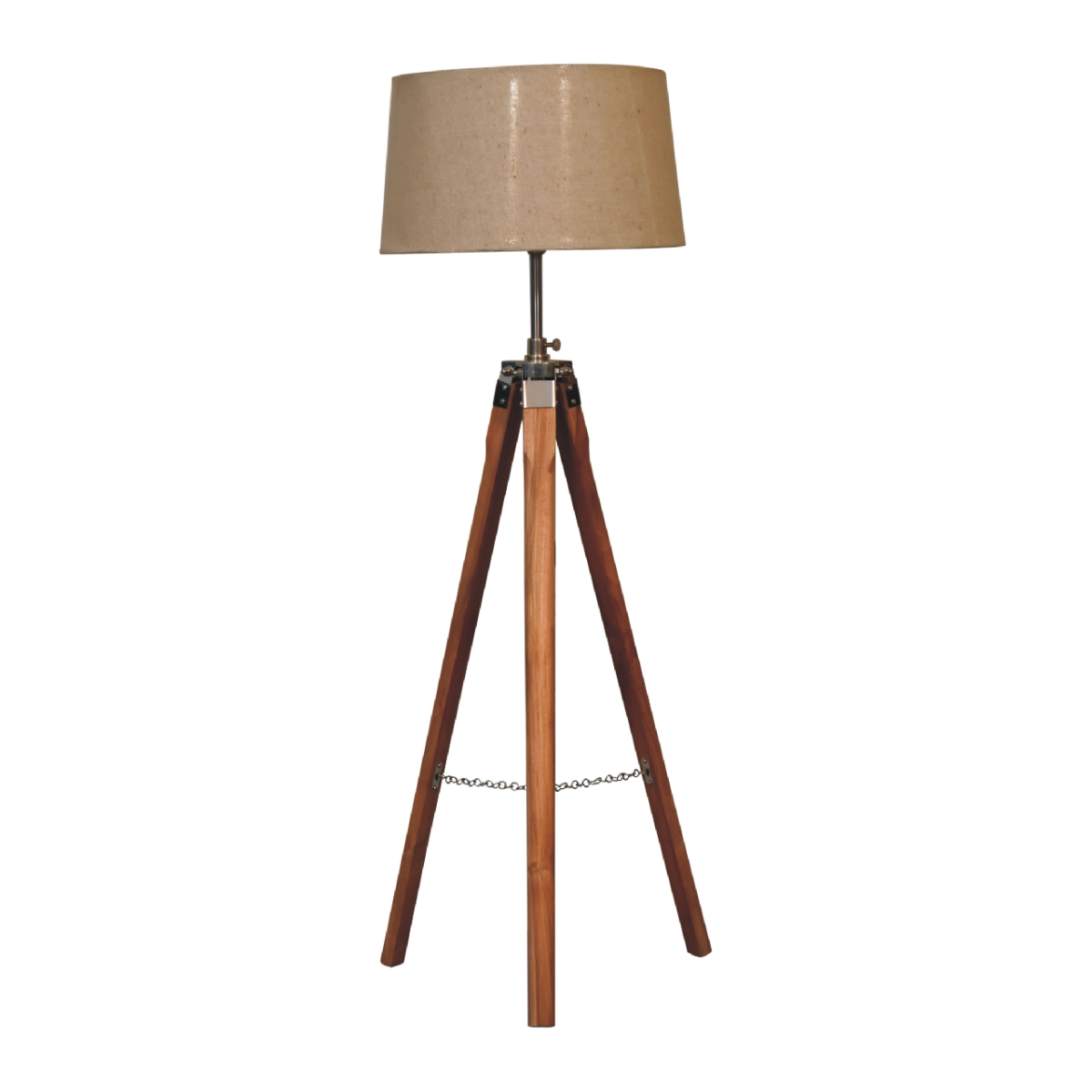 Artisan Furniture Fixed Chrome Tripod Floor Lamp