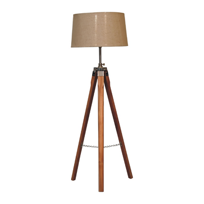 Artisan Furniture Fixed Chrome Tripod Floor Lamp