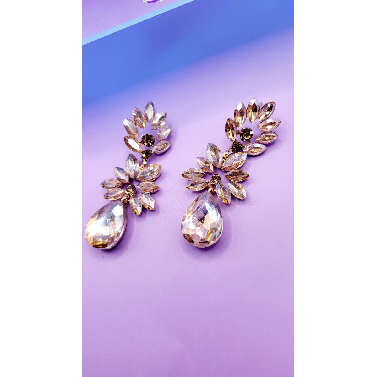 Glisten Crystal Drop and Dangle Earrings