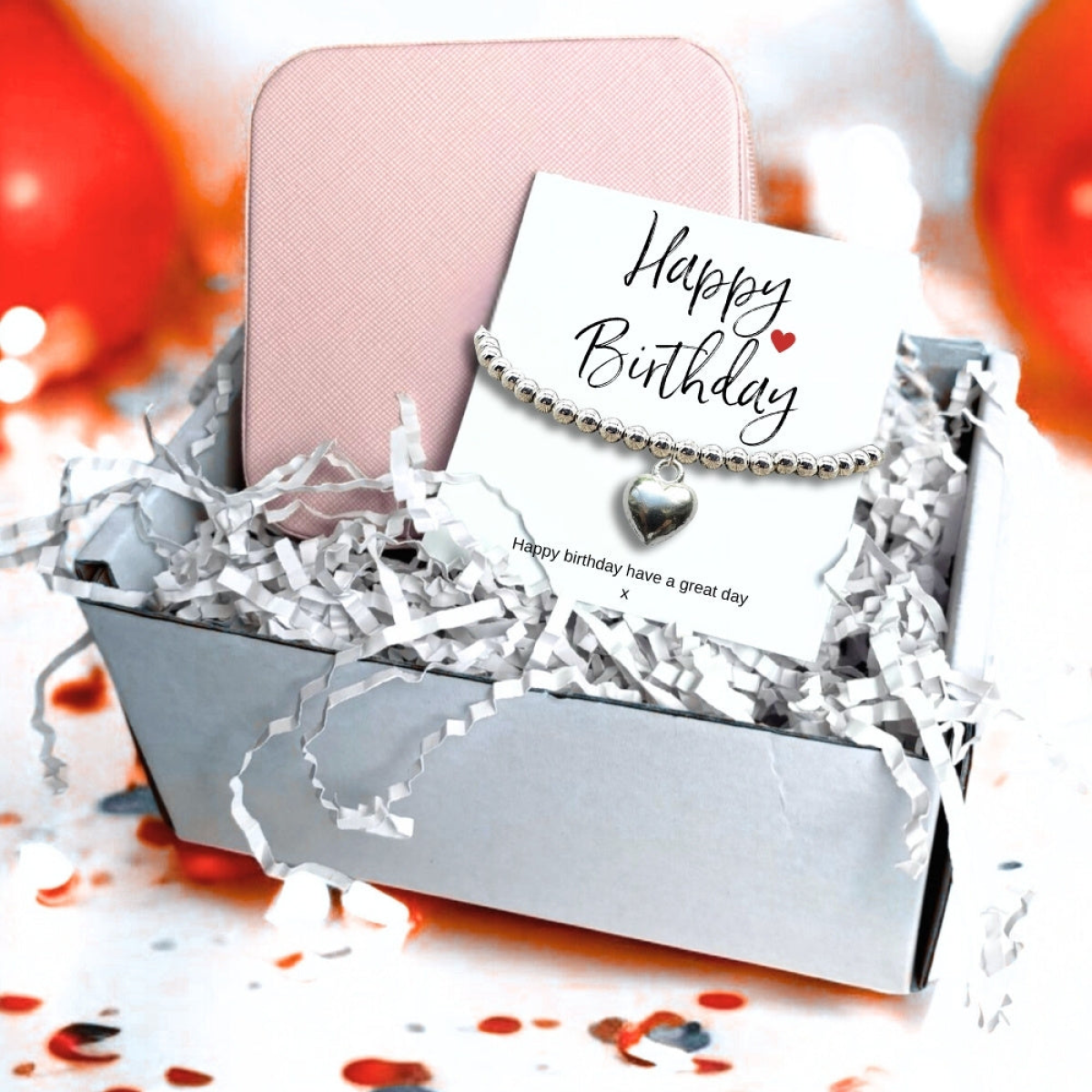 Happy Birthday Bracelet & Jewellery Box Gift