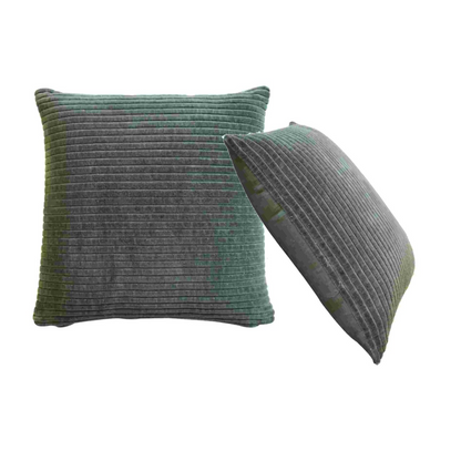 Artisan Furniture Ribbed Green Cushion Set of 2