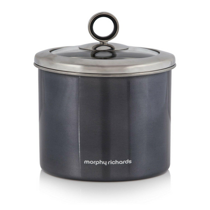 Morphy Richards Small 14cm x 13cm Canister Black 46270