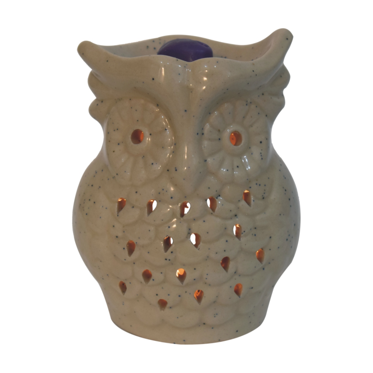 Artisan Furniture Owl Wax Melter Set (Summer), Light Brown