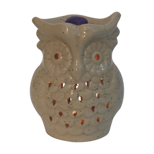 Artisan Furniture Owl Wax Melter Set (Summer), Light Brown