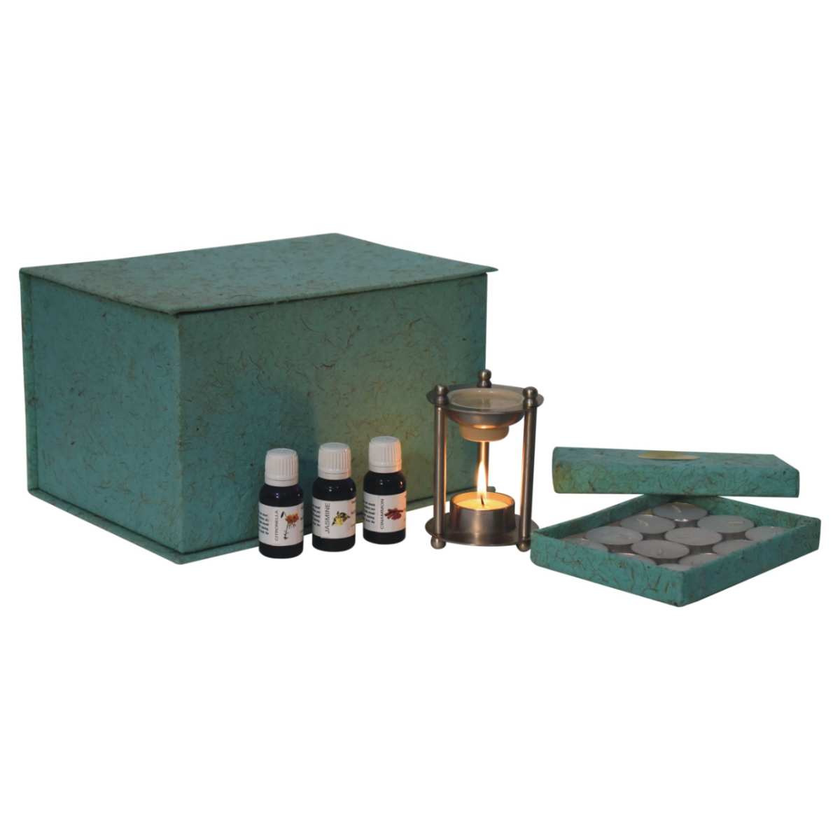 Artisan Furniture Nickle Oil Burner Set (Summer)