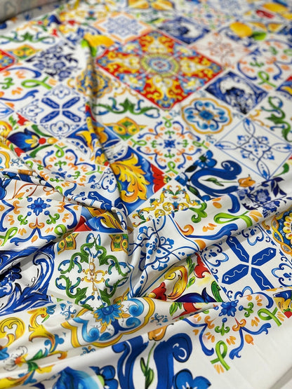 Majolica Pattern Fabric