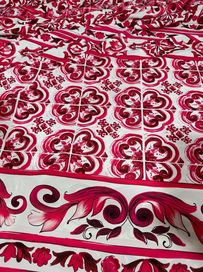 Majolica Pattern Fabric