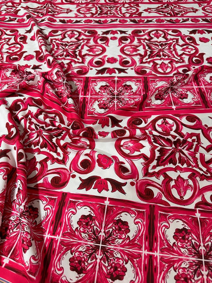 Majolica Pattern Fabric
