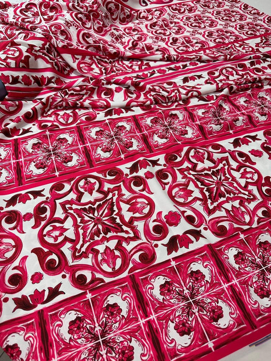 Majolica Pattern Fabric