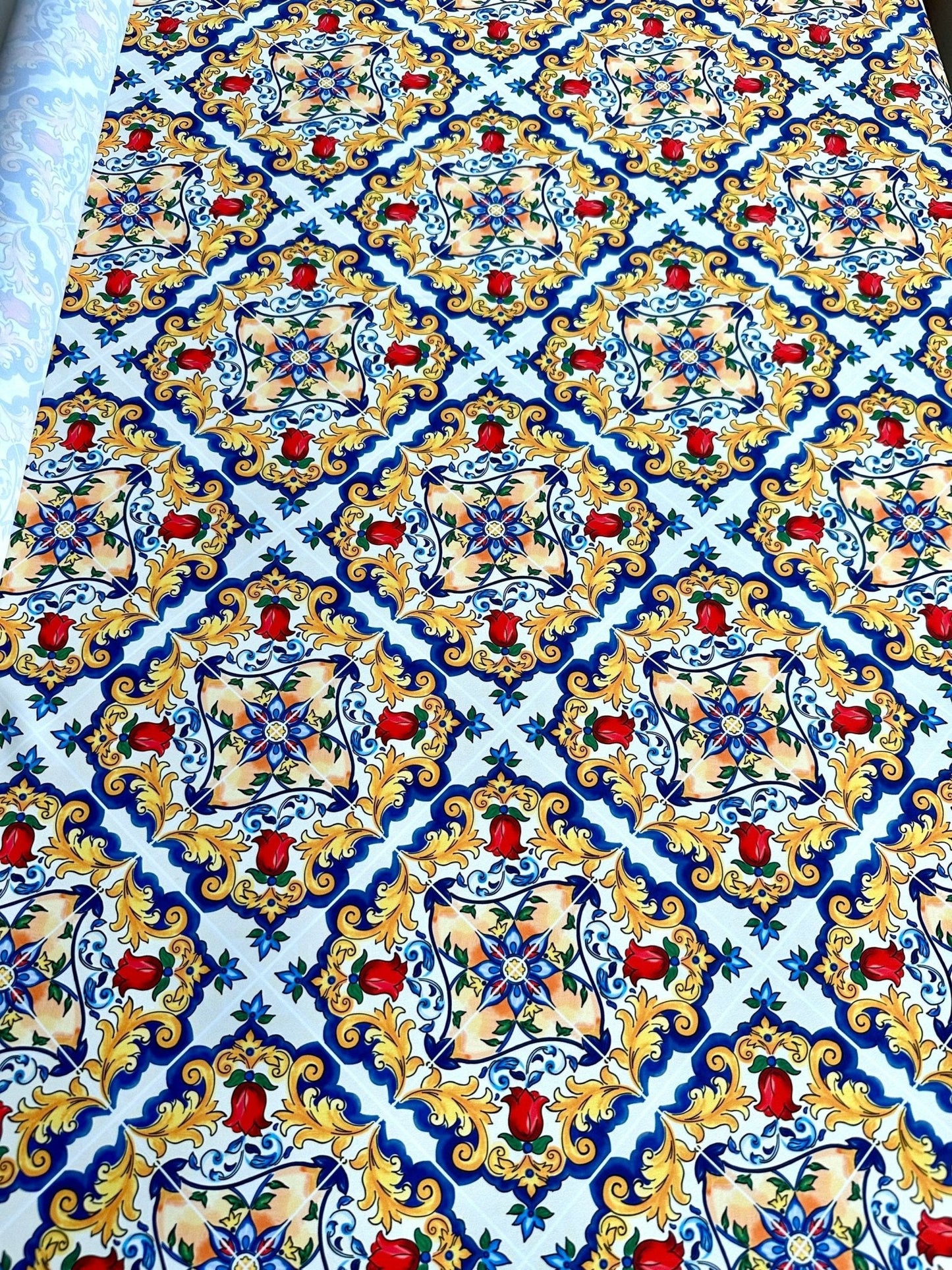 Majolica Pattern Fabric