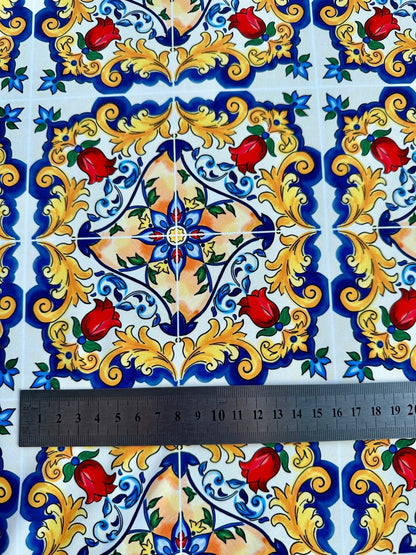 Majolica Pattern Fabric