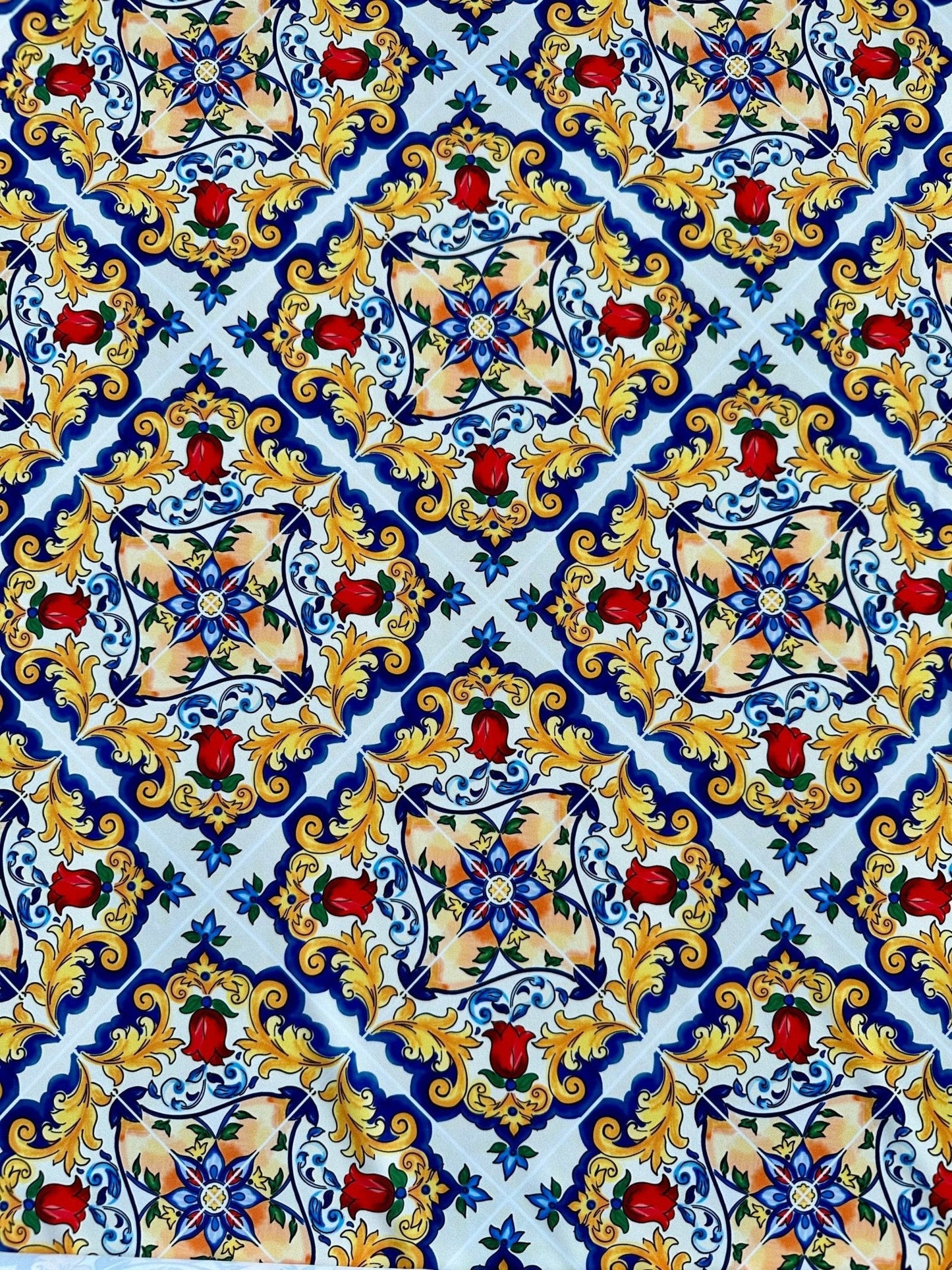 Majolica Pattern Fabric