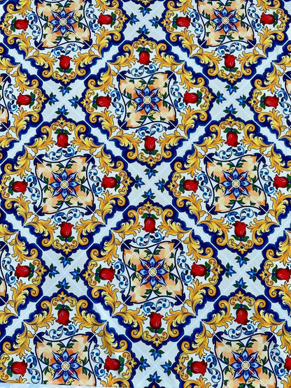 Majolica Pattern Fabric