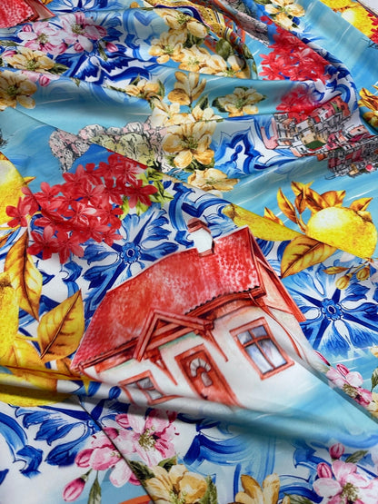Majolica Sicilian Print Fabric