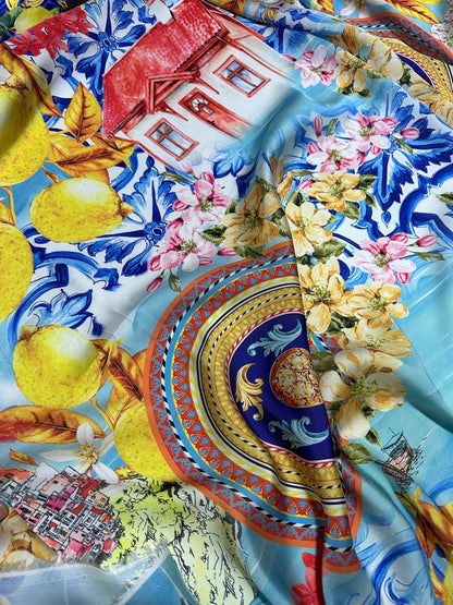 Majolica Sicilian Print Fabric