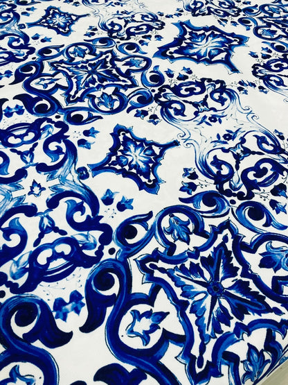 Majolica Pattern Outdoor Fabric
