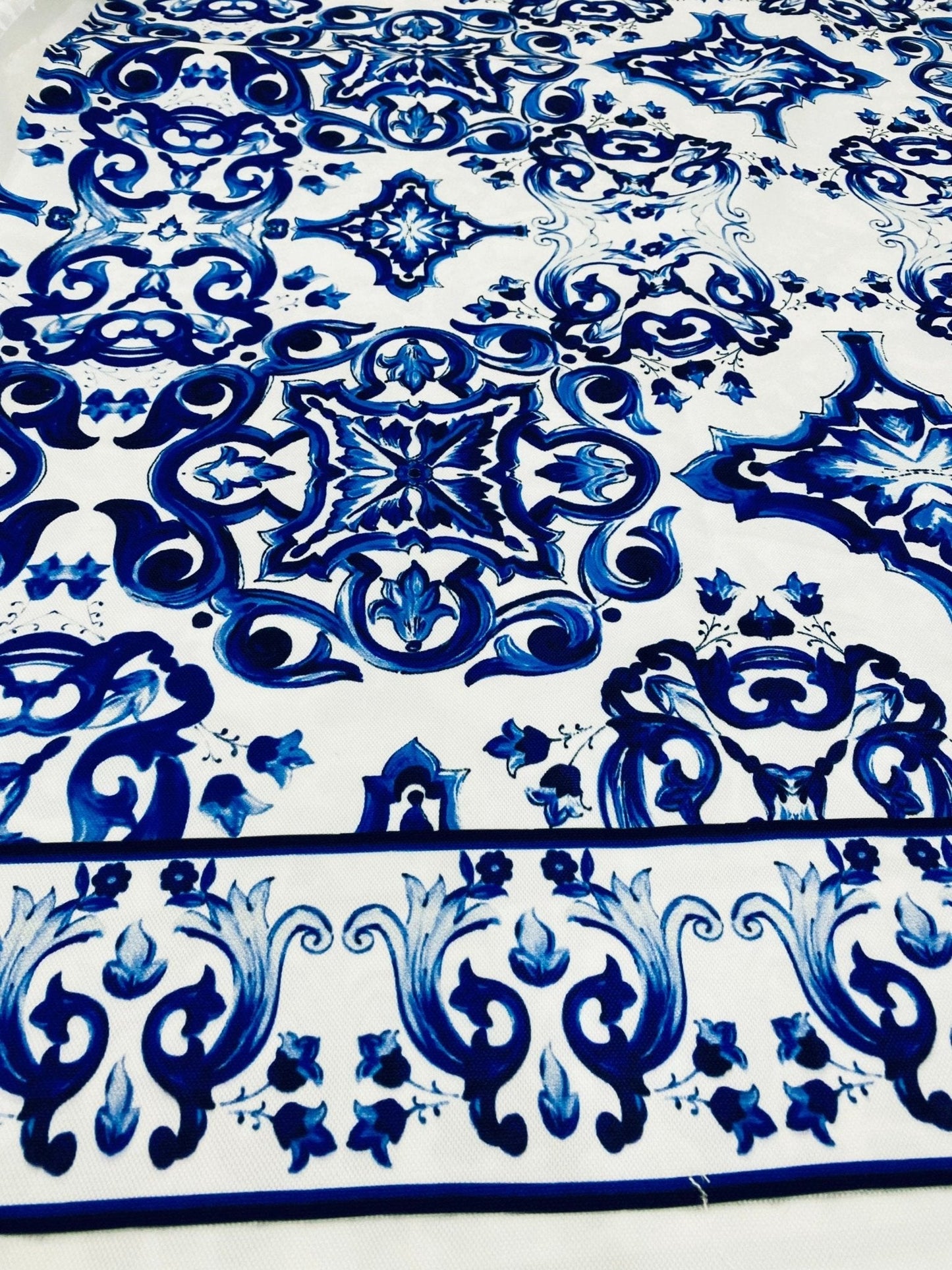 Majolica Pattern Outdoor Fabric