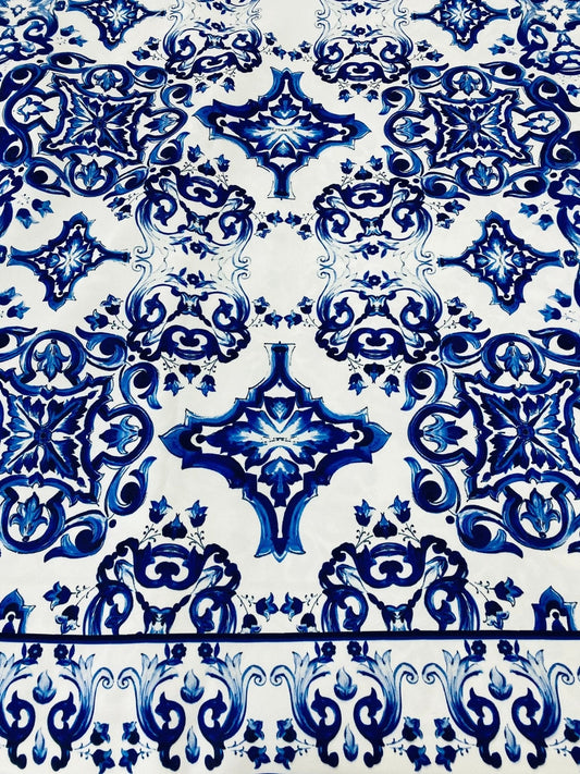 Majolica Pattern Outdoor Fabric
