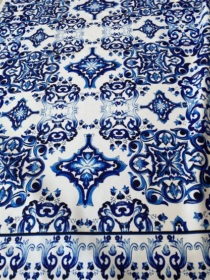 Majolica Pattern Outdoor Fabric