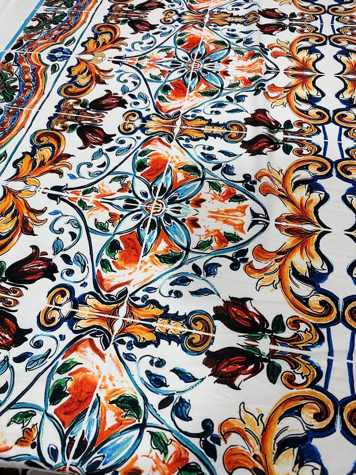 Majolica Pattern Fabric