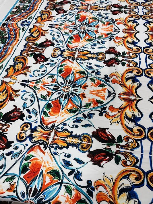 Majolica Pattern Fabric