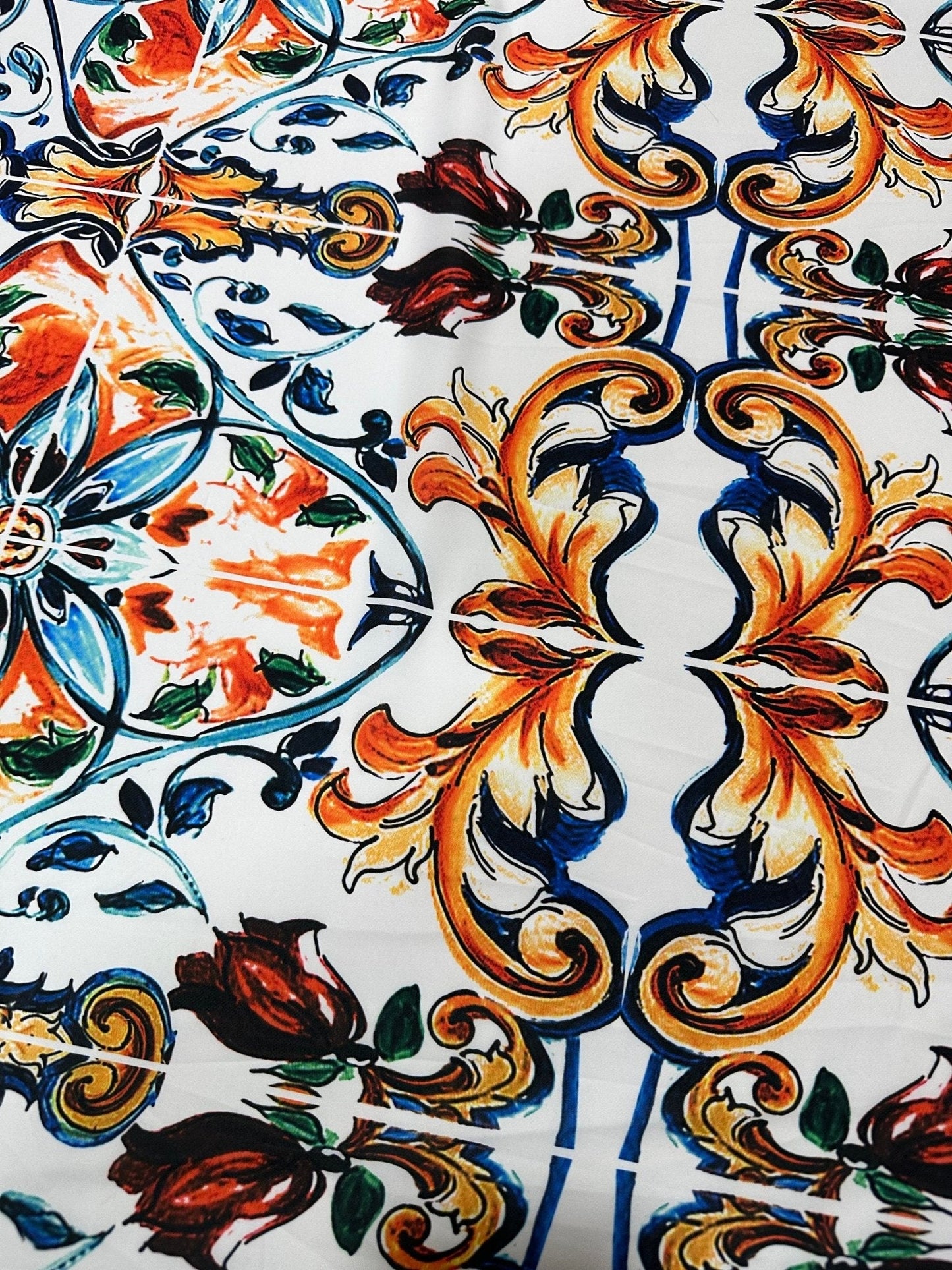 Majolica Pattern Fabric
