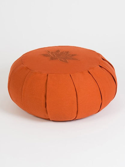 Yoga Studio GOTS Organic Cotton Round Lotus Zafu Buckwheat Cushion