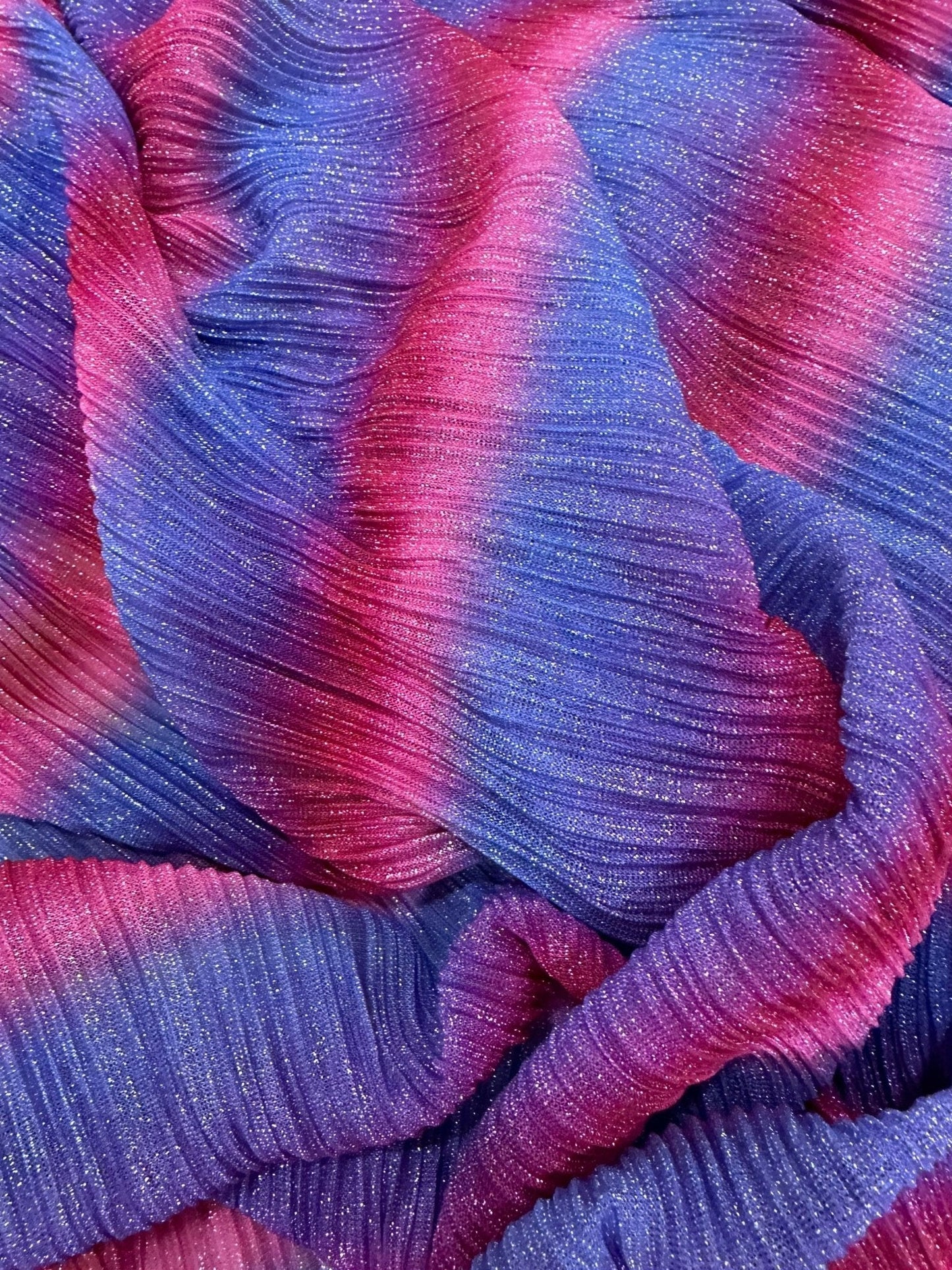 Mesh Fabric, Pleated Power Mesh Fabric