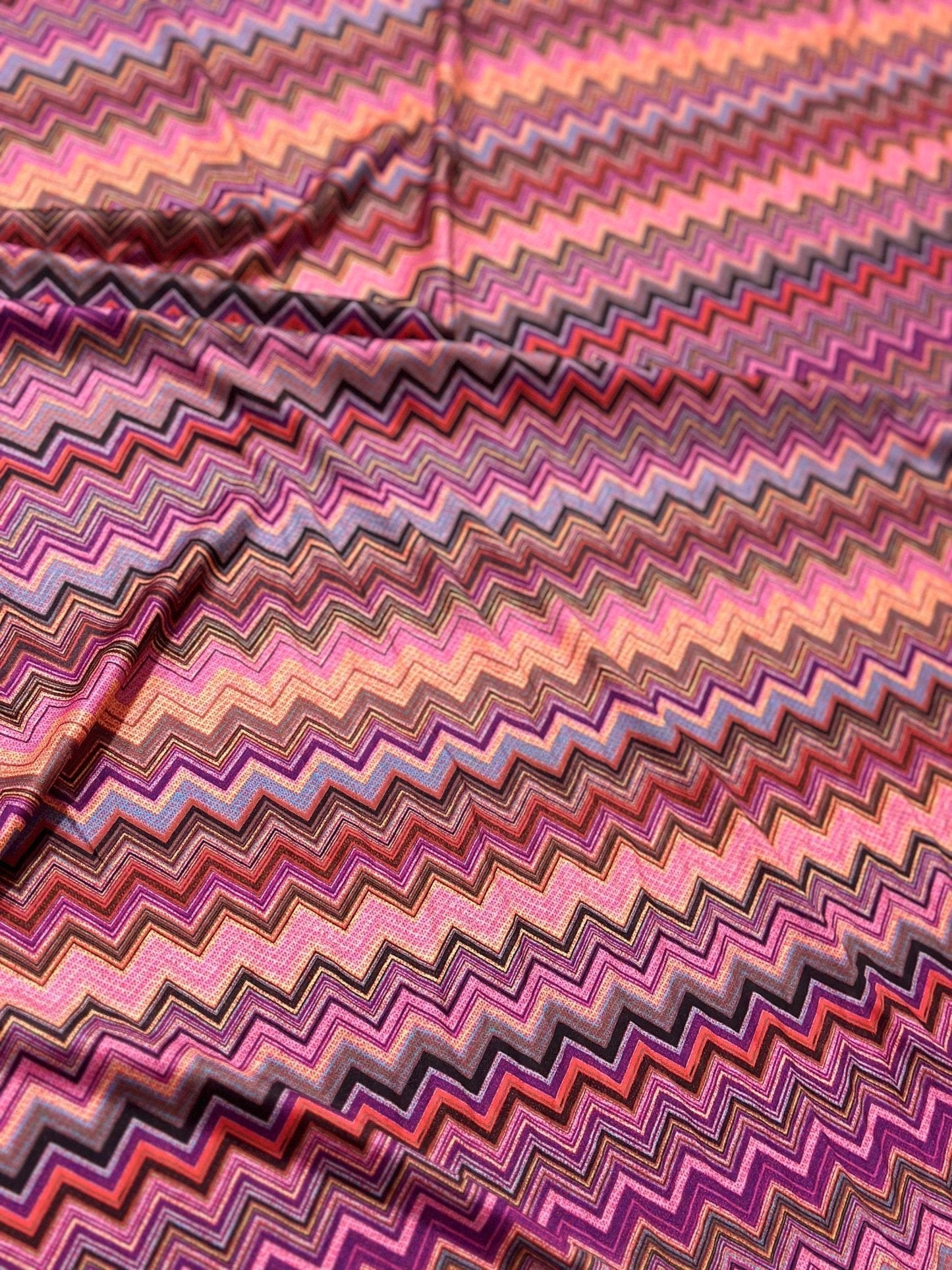 Zigzag Mesh Stretch Fabric