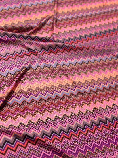 Zigzag Mesh Stretch Fabric
