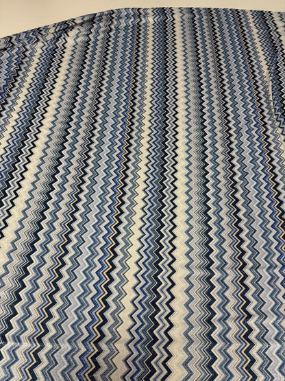 Stretch Lurex Fabric with Zigzag Pattern