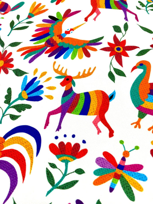 Otomi Print Outdoor Pillow Fabric