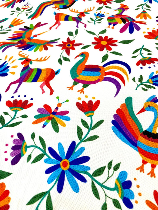 Otomi Print Outdoor Pillow Fabric