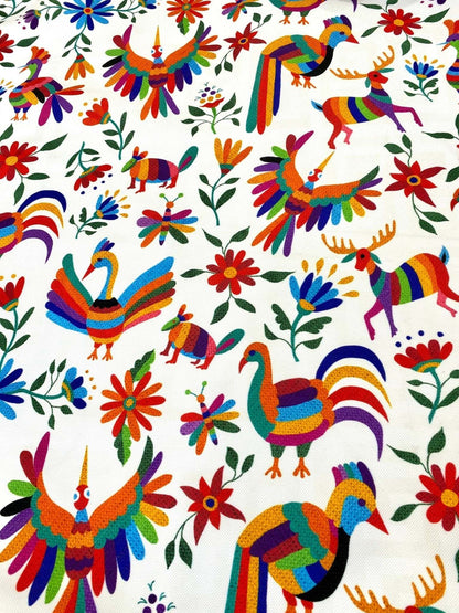 Otomi Print Outdoor Pillow Fabric – Multiple Fabric Options, Sold by Metre