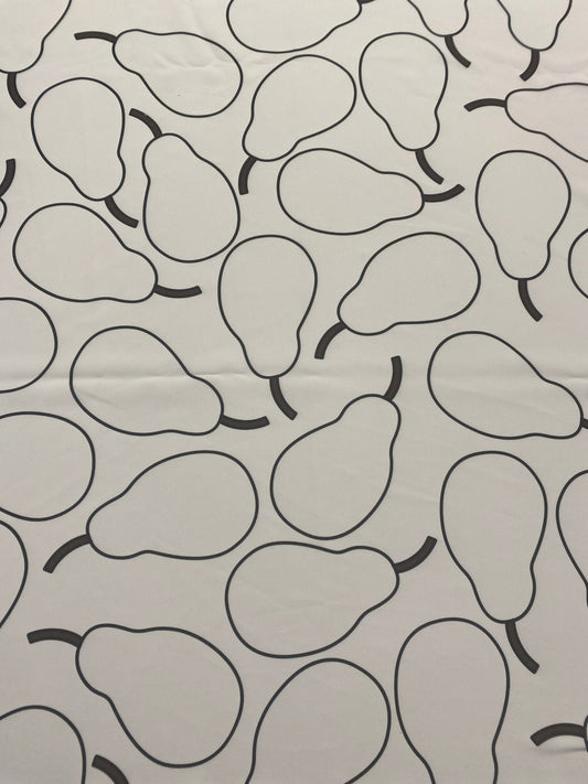 Minimalist Pear Print Fabric
