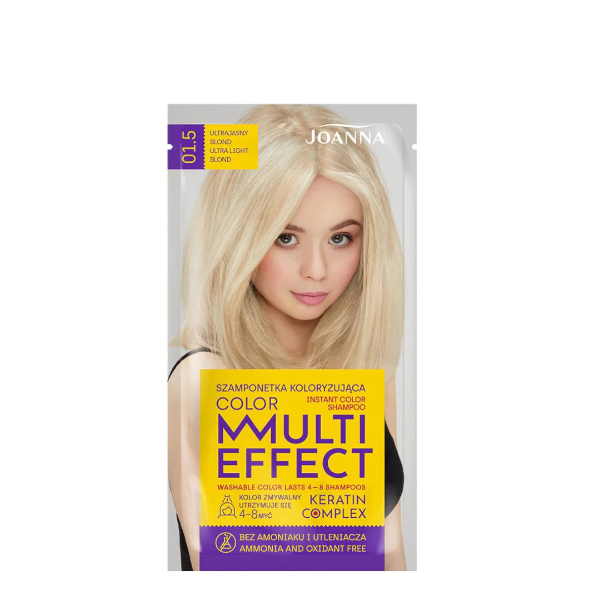 Joanna Multi-Effect Instant Color Hair Shampoo Ammonia-Free